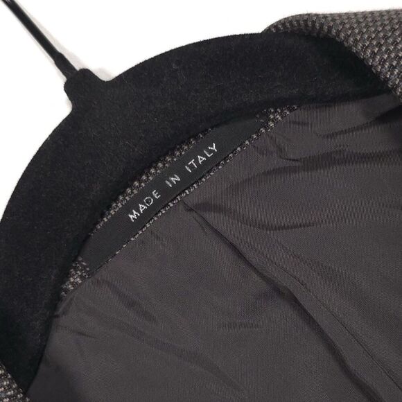 ARMANI COLLEZIONI Blazer 42R NEIMAN MARCUS Sport Coat ITALY MADE Gray SILK WOOL - Picture 9 of 16